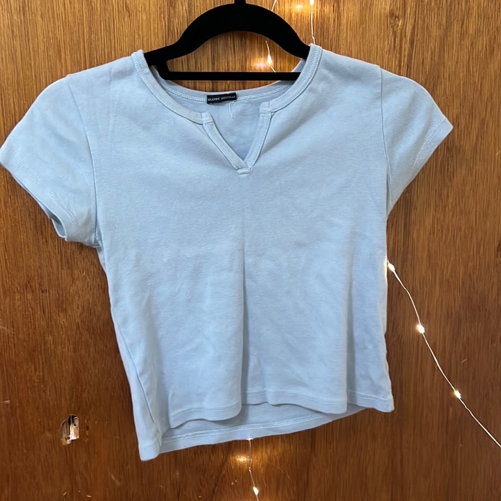 Brandy Melville baby blue top